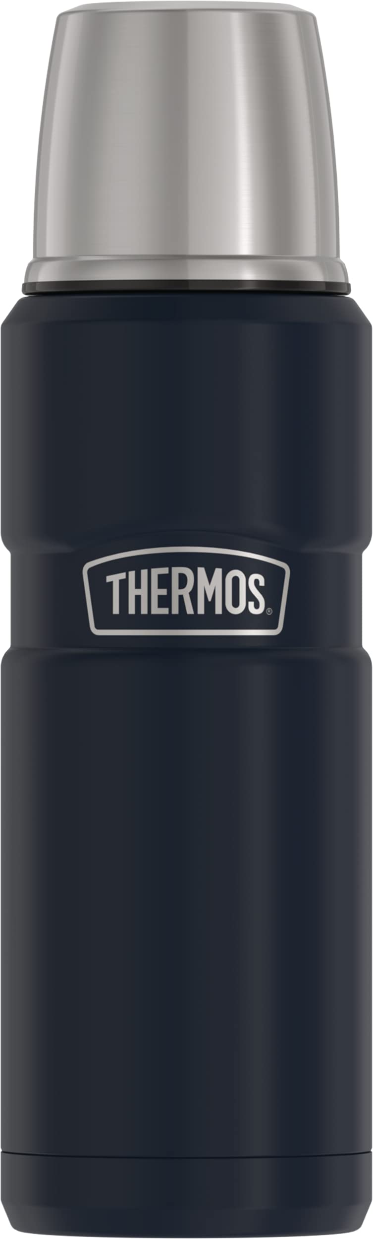 Thermos Stainless King 16 Ounce Compact Bottle, Stainless Steel, Gray