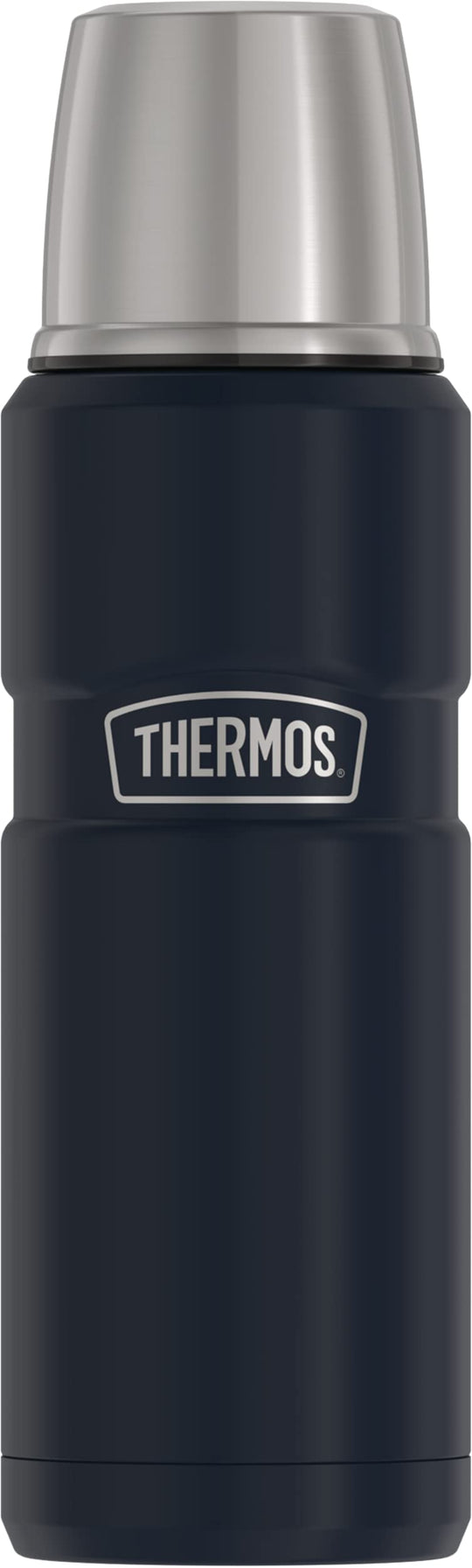 Thermos Stainless King 16 Ounce Compact Bottle, Stainless Steel, Gray
