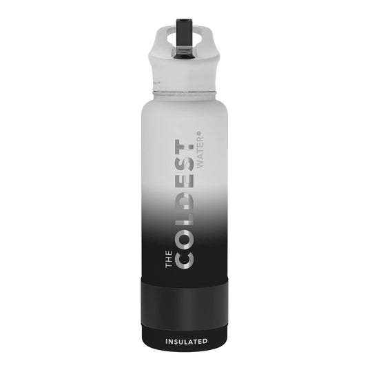 The Coldest Water COLDEST Sports Water Bottle -40 oz (Straw Lid), Leak Proof, Vacuum Insulated Stainless Steel, Hot Cold, Double Walled, Thermo Mug, Metal Canteen (40 oz, Astro Purple)