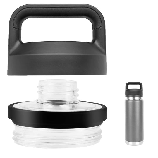 Chug Cap Replacement Lid for Yeti Rambler Bottle Screw Top Fits 18 Oz 26 36 64 Water Bottles Parts Accessories Dishwasher Safe
