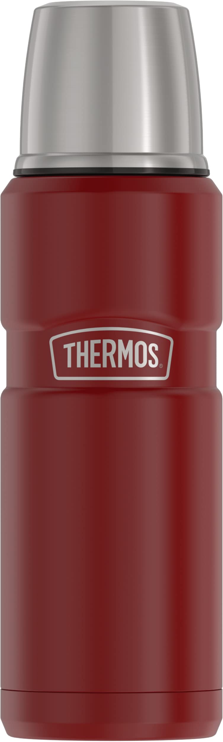 Thermos Stainless King 16 Ounce Compact Bottle, Stainless Steel, Gray