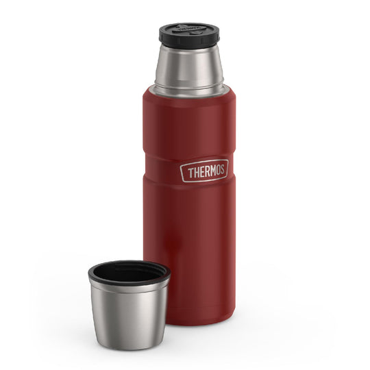 Thermos Stainless King 16 Ounce Compact Bottle, Stainless Steel, Gray