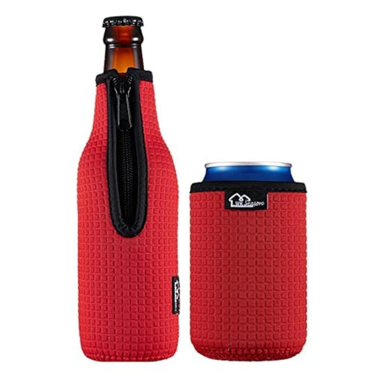 WKieason 16-18oz Neoprene Water Bottle Sleeves Insulators Beverage Berer Bottle Can Sleeves Covers Beer Bottle Coolers Holder Non-slip Neoprene Drink Coolier Sleeves 3PC Pack (Black/Blue/Yellow)