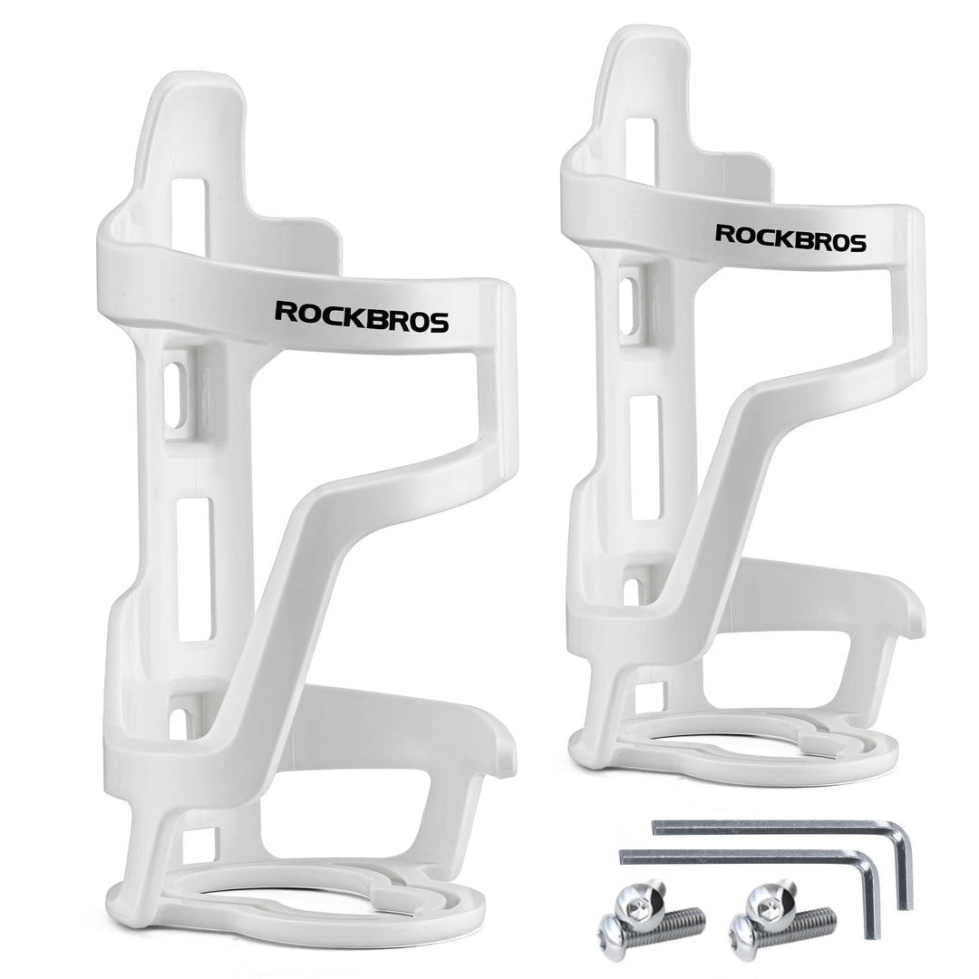 ROCKBROS Bike Water Bottle Holder Lightweight Bottle Cage Slide Entry Bicycle Cup Holder Adjustable Drink Holder Rack for MTB Road Bike