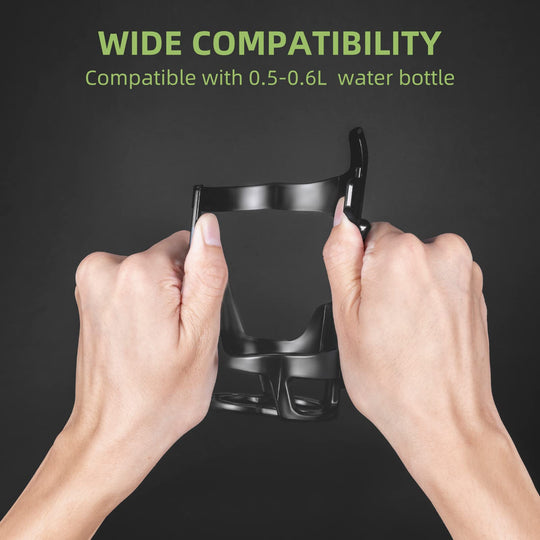 ROCKBROS Bike Water Bottle Holder Lightweight Bottle Cage Slide Entry Bicycle Cup Holder Adjustable Drink Holder Rack for MTB Road Bike