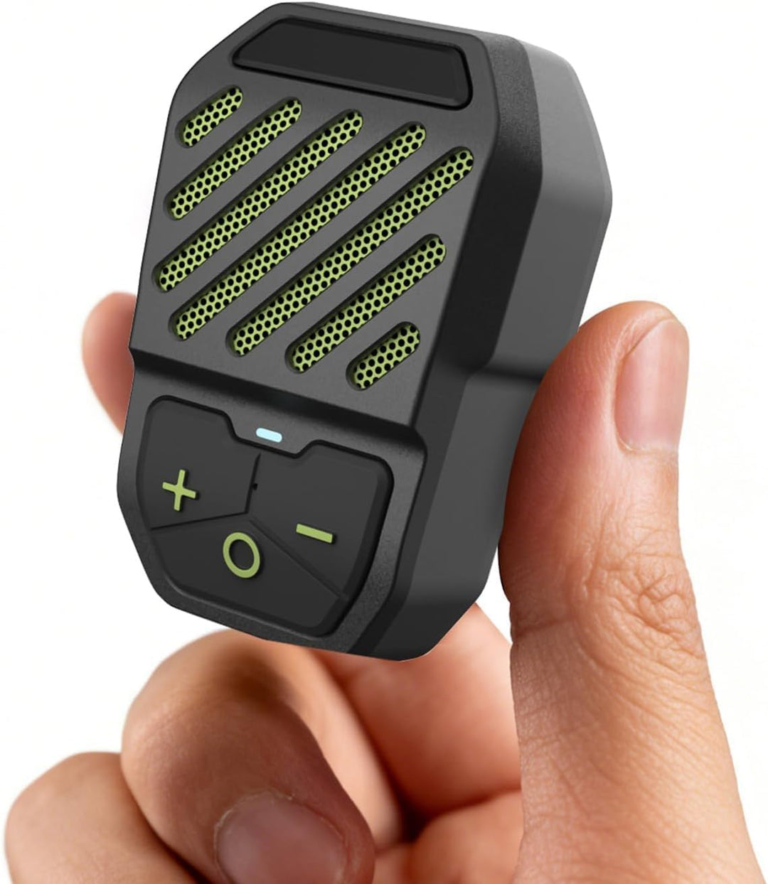 Clip-On Wireless Wearable Speaker, IPX5 Waterproof Portable Mini Speaker, USB-C Rechargeable Hands Free On-the-Go Audio for Hiking, Running, Shower, Travel and Daily Outdoor Use (Green)