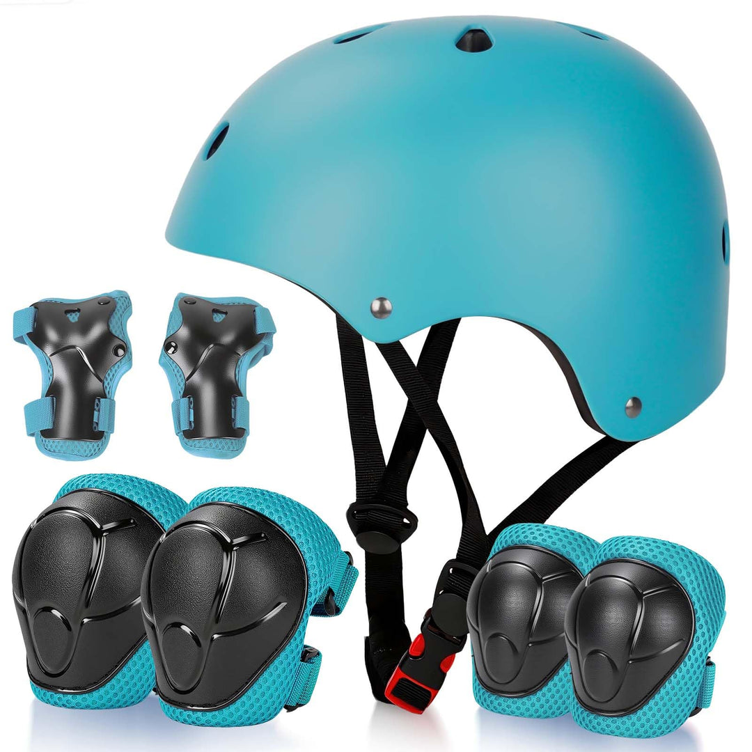 Kids Bike Helmet Set Adjustable Helmet for Ages 3-15 Kids Toddler Boys Girls Youth, Multi-Sport Bicycle Skateboarding Scooter Rollerblade Balance Bike Helmets