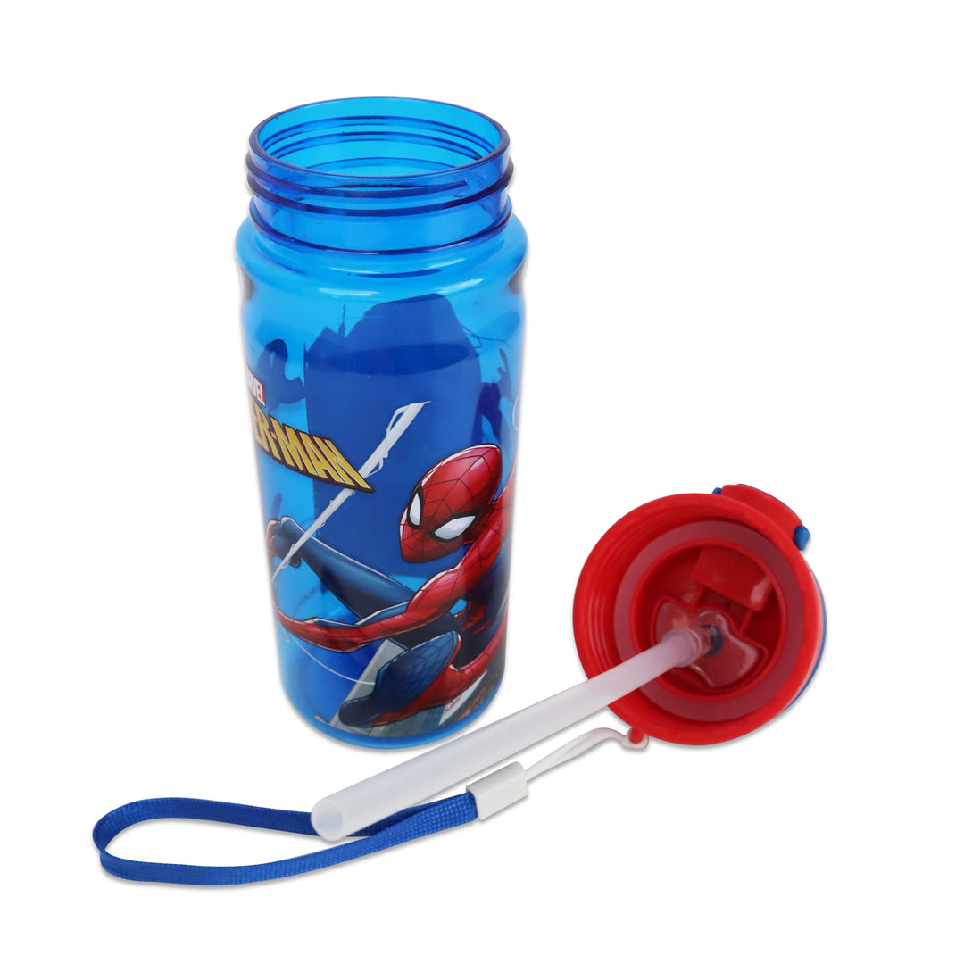Spider-man Push Water Bottle (500ml / 17oz)