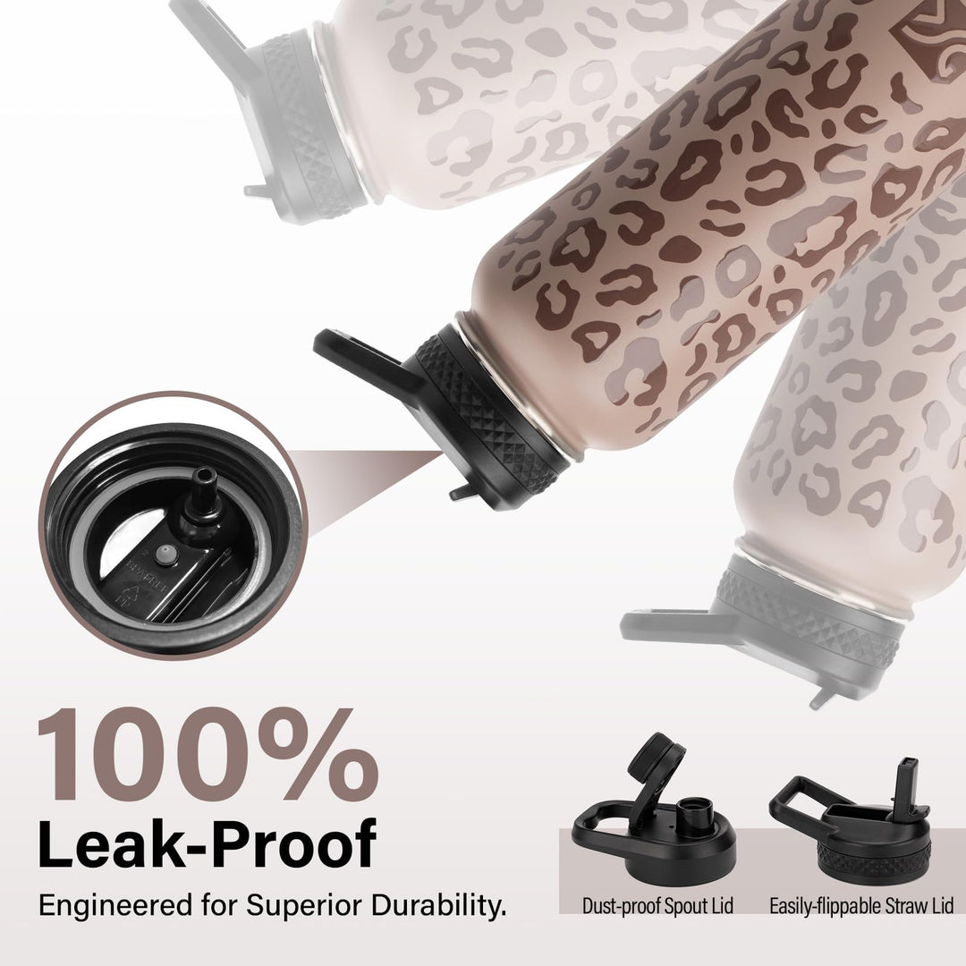 DYSANKY 2L Insulated Water Bottle 64 oz - Multiple Insulation Vacuum Sealed - Portable Sports Half Gallon Metal Water Jug for Outdoor Adventure, Gym, and Daily Use - Leak Proof &amp; Non-BPA 2 Liter