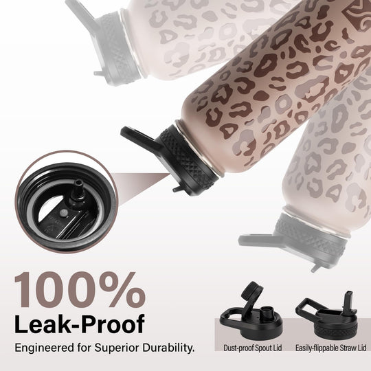 DYSANKY 2L Insulated Water Bottle 64 oz - Multiple Insulation Vacuum Sealed - Portable Sports Half Gallon Metal Water Jug for Outdoor Adventure, Gym, and Daily Use - Leak Proof &amp; Non-BPA 2 Liter
