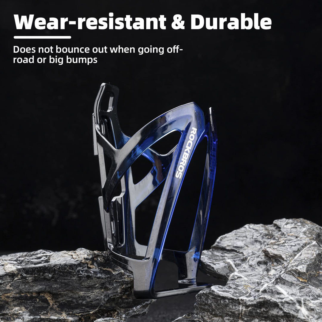 ROCKBROS Bike Water Bottle Holder Ultra-Light Bicycle Bottle Cages with Screws Tool, Universal Bike Cup Holder for Road MTB Mountain Bikes Cycling Accessories（2 Pack）