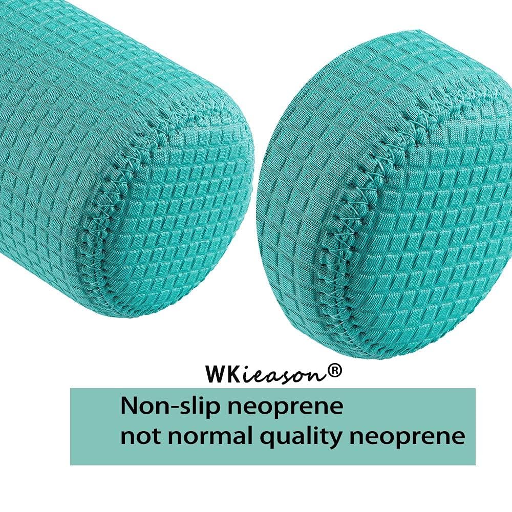 WKieason 16-18oz Neoprene Water Bottle Sleeves Insulators Beverage Berer Bottle Can Sleeves Covers Beer Bottle Coolers Holder Non-slip Neoprene Drink Coolier Sleeves 3PC Pack (Black/Blue/Yellow)