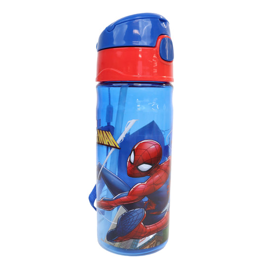 Spider-man Push Water Bottle (500ml / 17oz)