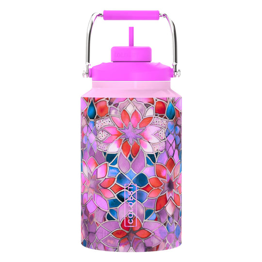The Coldest Water COLDEST Sports Water Bottle -40 oz (Straw Lid), Leak Proof, Vacuum Insulated Stainless Steel, Hot Cold, Double Walled, Thermo Mug, Metal Canteen (40 oz, Astro Purple)