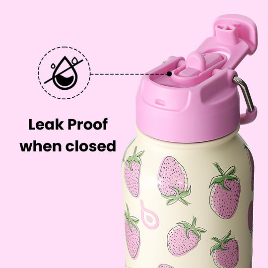 BOTTLE BOTTLE Insulated Water Bottle 950ml(32oz) Stainless Steel Sports Water Bottles with Straw Dual-use Lid Drink Flask Design for Gym with Pill Box (denim beats)