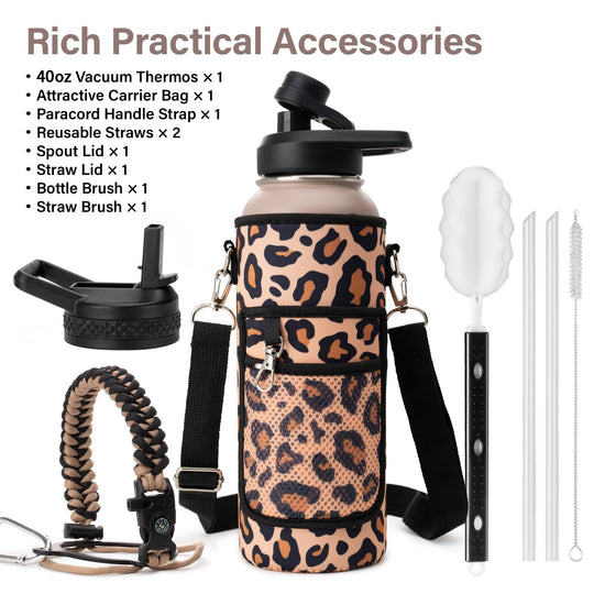 DYSANKY 2L Insulated Water Bottle 64 oz - Multiple Insulation Vacuum Sealed - Portable Sports Half Gallon Metal Water Jug for Outdoor Adventure, Gym, and Daily Use - Leak Proof &amp; Non-BPA 2 Liter