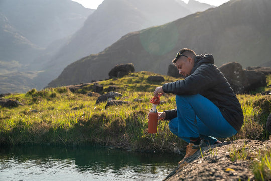 LifeStraw Go Series – Insulated Stainless Steel Water Filter Bottle for Travel and Everyday use removes Bacteria, parasites and microplastics, Improves Taste