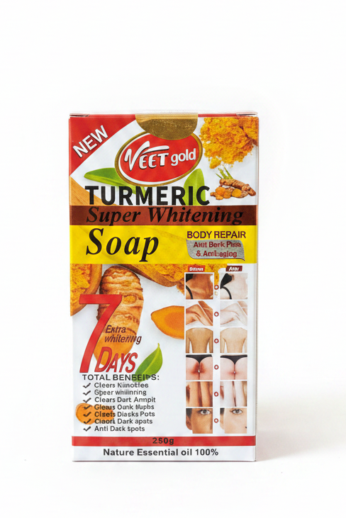 Veet Gold Turmeric Soap 250g | Savon au Curcuma