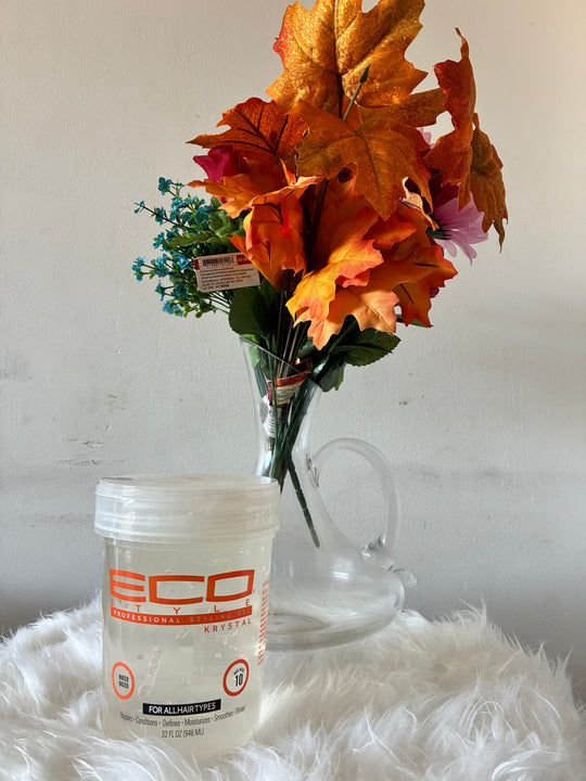 ECO Style Krystal Gel 946ml | Gel Coiffant Fixation Forte
