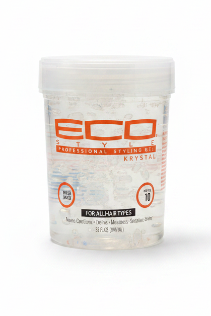 ECO Style Krystal Gel 946ml | Gel Coiffant Fixation Forte
