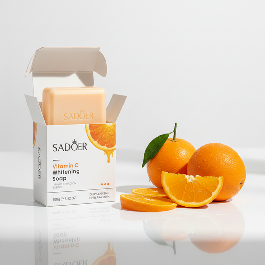 SADOER Vitamin C Whitening Soap 100 g | Savon à la Vitamine C