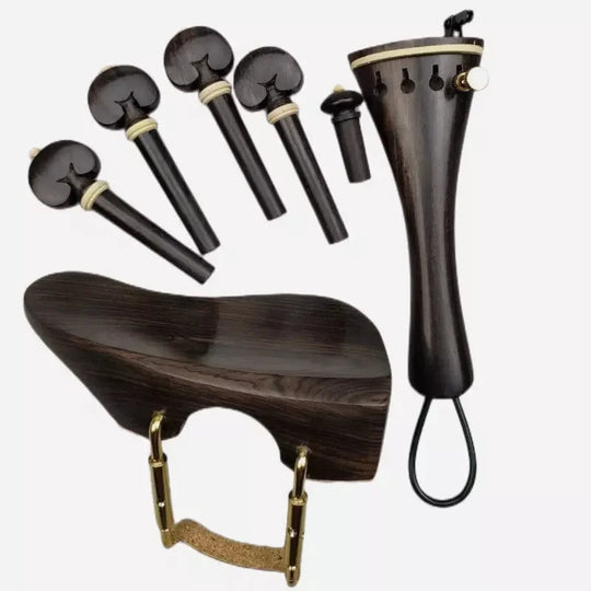 Accessoires violon ébène naturel 4/4 – Vue principale