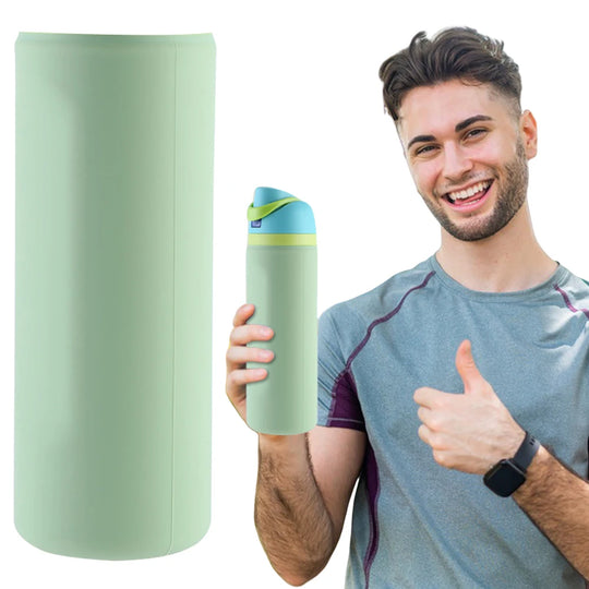 Silicone Water Bottle Boot Anti-Slip Full Wrap Protective Sleeve Bottom Cover for Owala 24oz Water Bottle Accessories