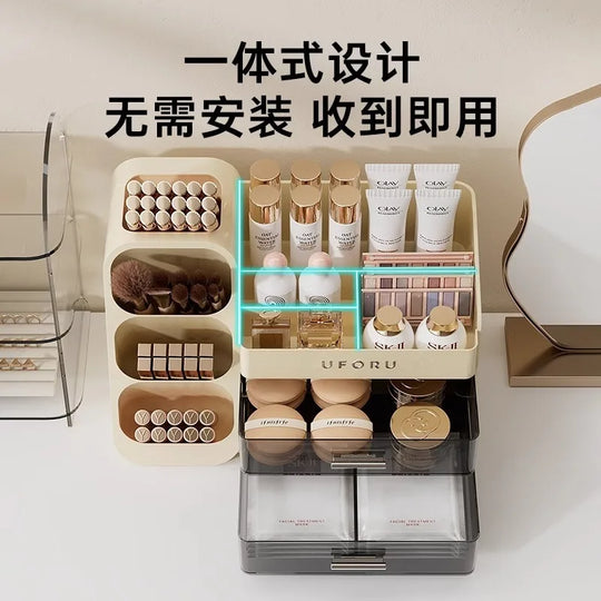 Boîte de rangement cosmétiques anti-poussière – Vue principale
