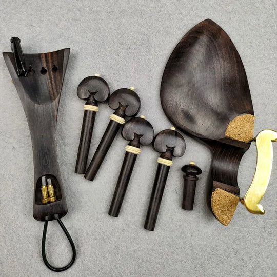 Accessoires violon ébène naturel 4/4 – Vue principale