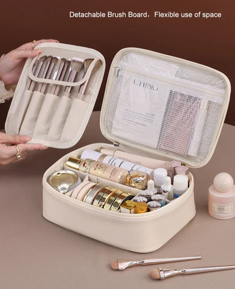 Trousse maquillage double couche grande capacité – Vue principale