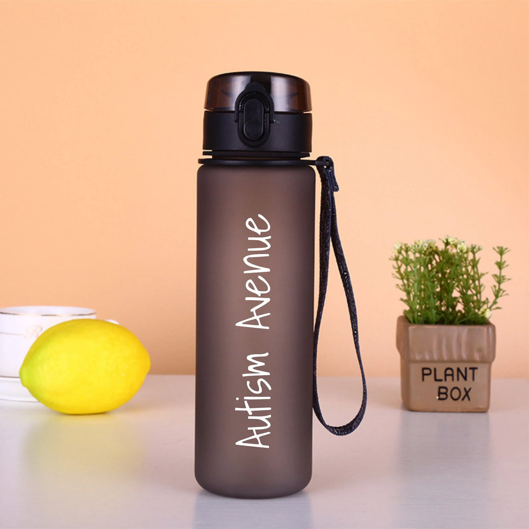 DIY 600ML Sport Bottle LOGO Name Customized Print Summer Plastic Cup Water Container Outdoor Travel Easy Take PP Full Safety