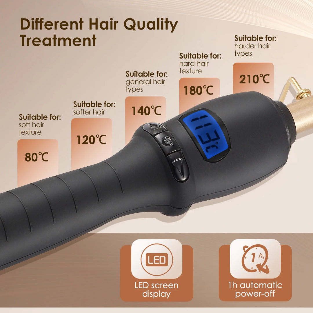 2 In1 Hot Comb Hair Straightener Electric Heating Comb Fast Heating Portable Travel Anti-Scald Beard Straightener Press Comb ﻿