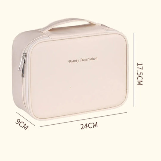 Trousse maquillage double couche grande capacité – Vue principale