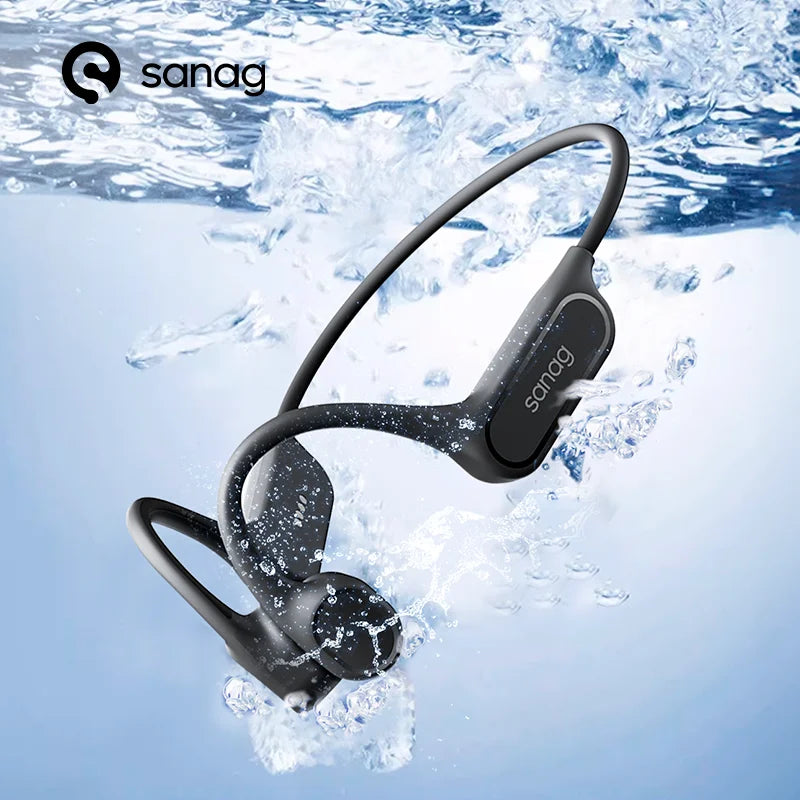 Sanag B33S bone conduction headphones front view