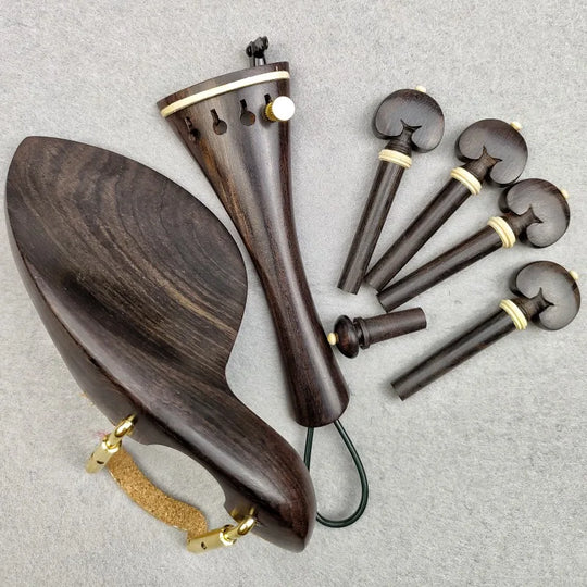 Accessoires violon ébène naturel 4/4 – Vue principale