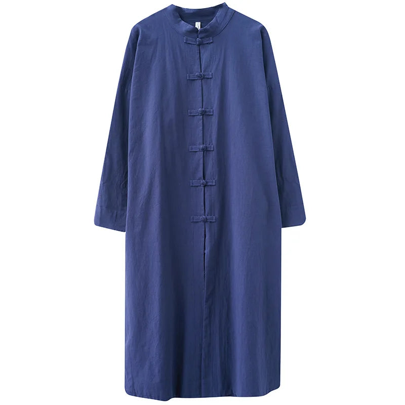 Vêtement chinois traditionnel femme coton manches longues – Vue principale