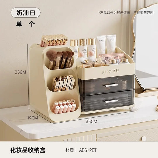 Boîte de rangement cosmétiques anti-poussière – Vue principale