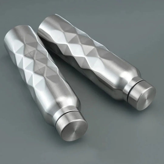 1000ML Water Bottle Stainless Steel Large Capacity Water Sport Bottle Single-Wall Leak-Proof Sport Flask For Fitness Gym Camping