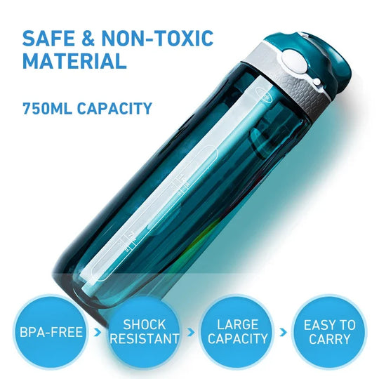 750ML Outdoor Water Filter Straw Bottle Portable Purifier Cup Survival Emergency Purification Drinking Water Bottle Supplies