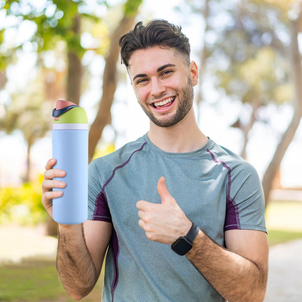 Silicone Water Bottle Boot Anti-Slip Full Wrap Protective Sleeve Bottom Cover for Owala 24oz Water Bottle Accessories