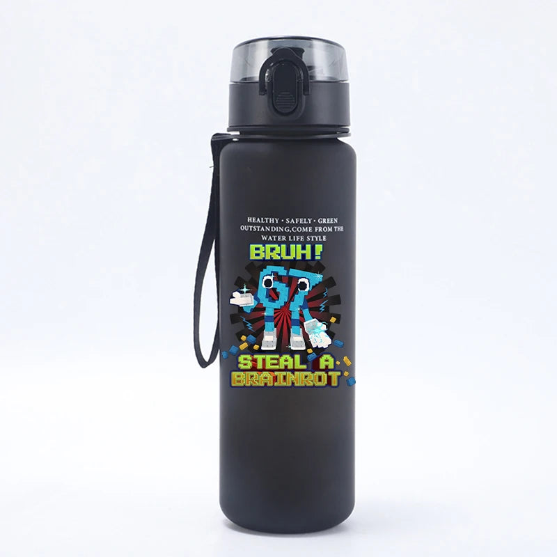 Steal A Brainrot Water Bottles 67 Six Seven Cartoon Printed Water Cup Kids Boys Sports Water Bottles Children Christmas Gifts