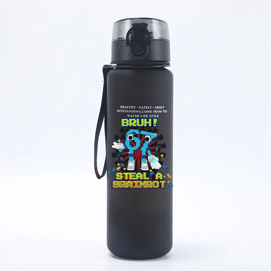 Steal A Brainrot Water Bottles 67 Six Seven Cartoon Printed Water Cup Kids Boys Sports Water Bottles Children Christmas Gifts