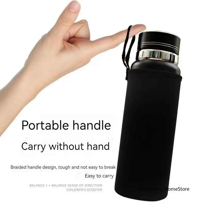 750/1000/1500ML Sport Water Bottle Case Insulated Bag Black Bottle Carrier Insulated Bag ﻿Mug Bottle Case Sport Cup Covers Bag