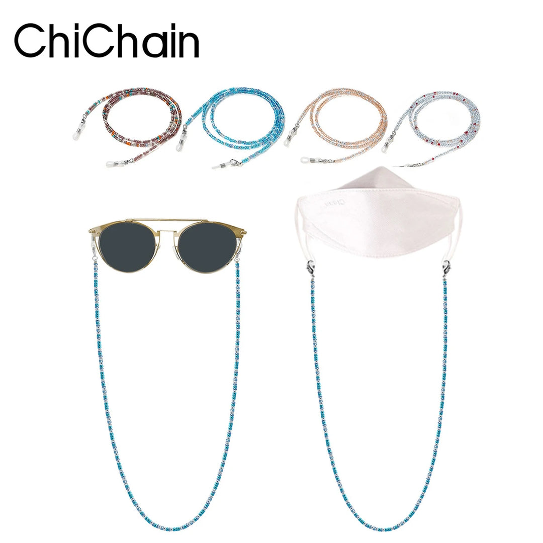Chaîne lunettes accessoire femme acrylique – Vue principale