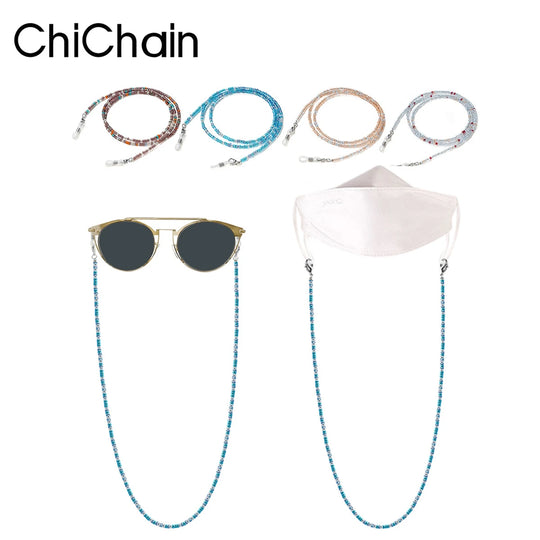 Chaîne lunettes accessoire femme acrylique – Vue principale