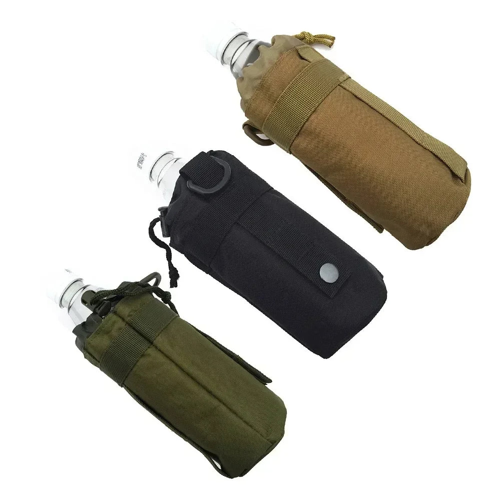 Outdoor Sports Molle Water Bottle Bag Holder Belt Buckle With For Cycling Camping Hiking Hunting Game Climbing Bottle Accessory