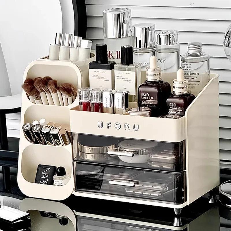 Boîte de rangement cosmétiques anti-poussière – Vue principale