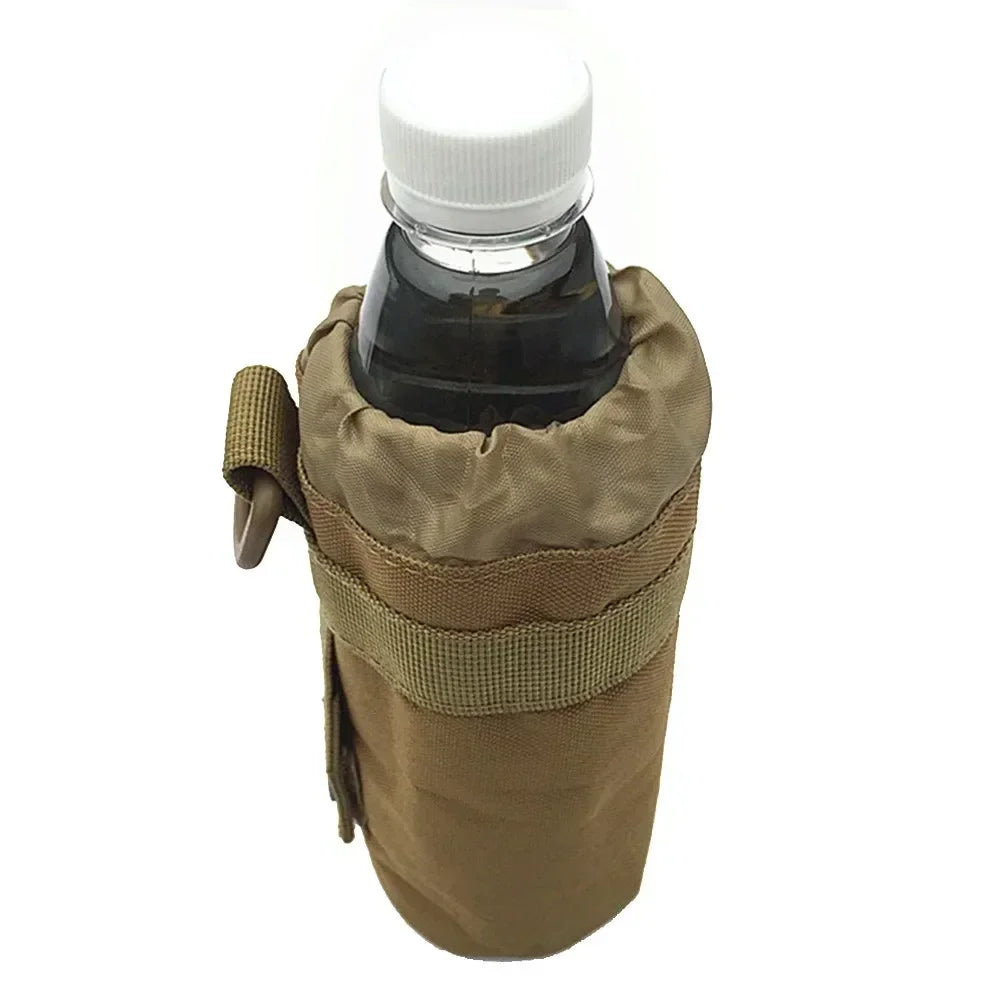 Outdoor Sports Molle Water Bottle Bag Holder Belt Buckle With For Cycling Camping Hiking Hunting Game Climbing Bottle Accessory
