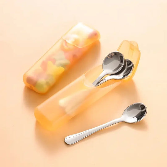Portable toothpick floss case compact travel organizer