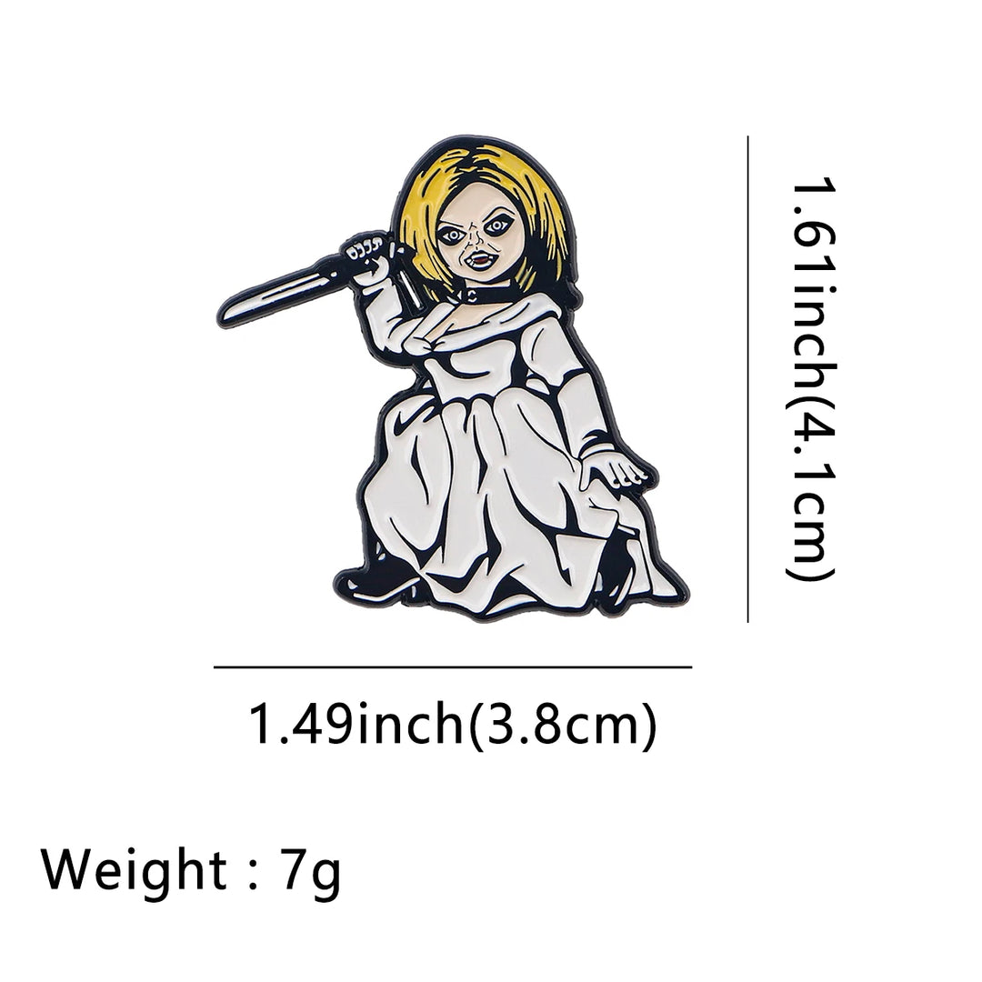 Pin épingle émail Halloween accessoire bijou – Vue principale